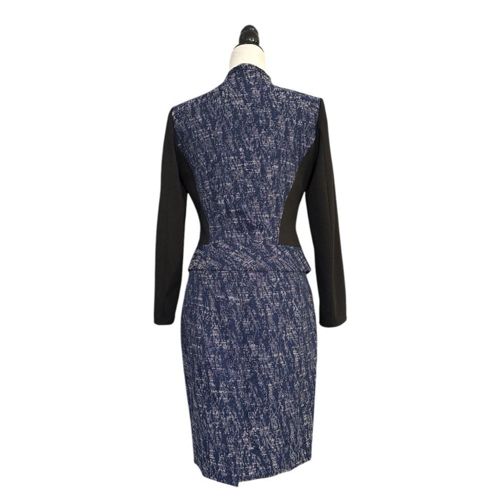 Tahari Navy and Black Skirt Set - Picture 2 of 15